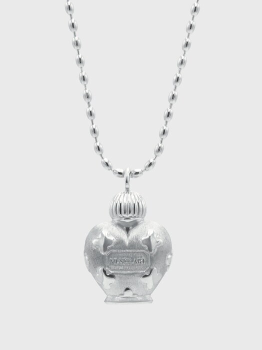 Gothic heart perfume necklace