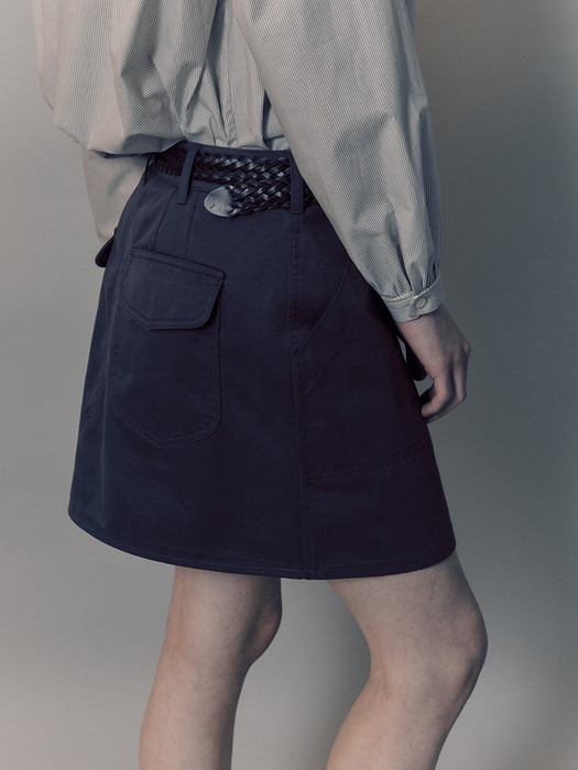 Sam mini skirt (Charcoal)