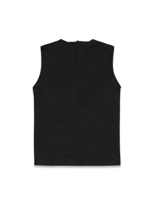 line cool-tech sleeveless black