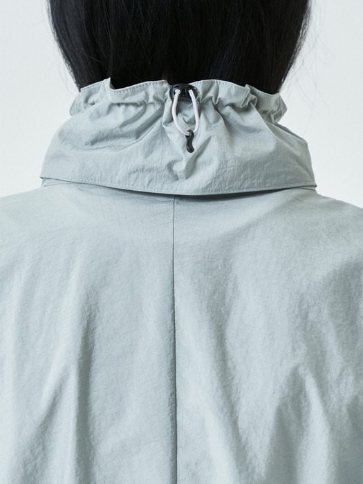 SUMMER WINDBREAKER / grey mint