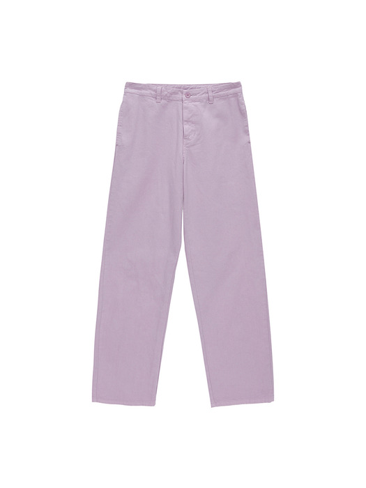 PATCHED DYING PANTS IN PURPLE