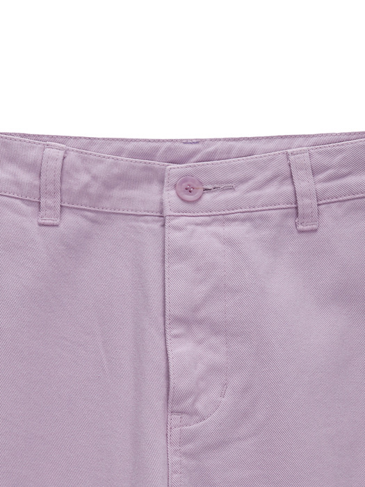 PATCHED DYING PANTS IN PURPLE