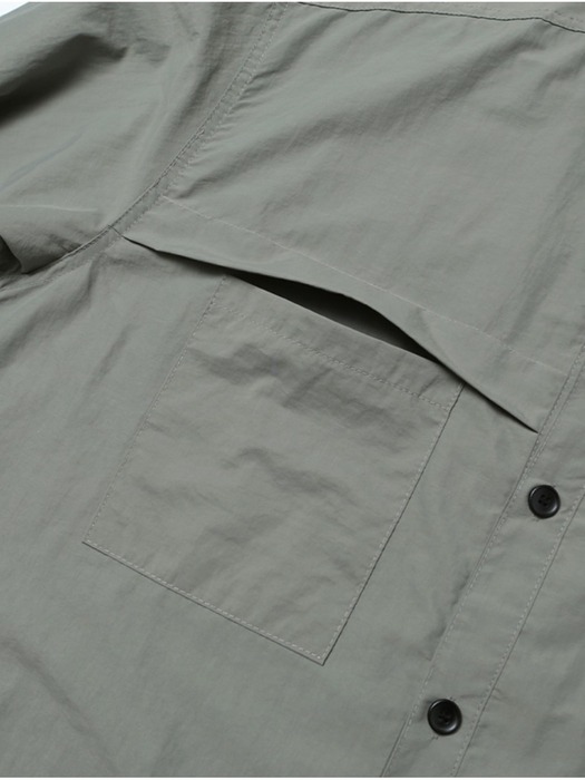 남성 투포켓 스트링 셔츠[KHAKI](UZ7LSA1_65)
