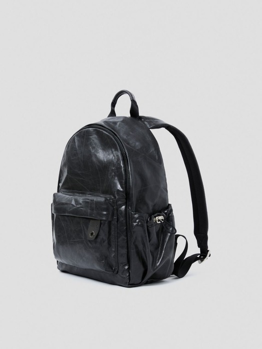 Daily Pocket Backpack S_Vegan Leather Roast Black