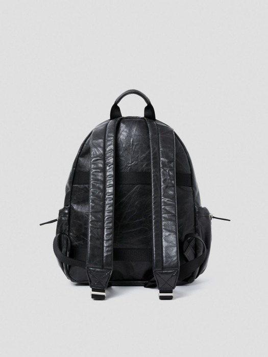 Daily Pocket Backpack S_Vegan Leather Roast Black