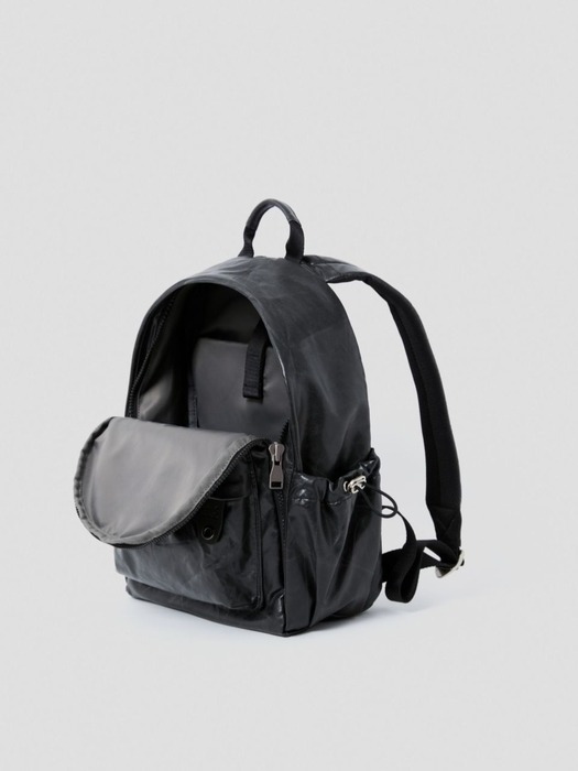 Daily Pocket Backpack S_Vegan Leather Roast Black