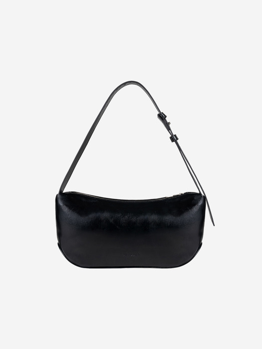 groove midde bag - glossy black