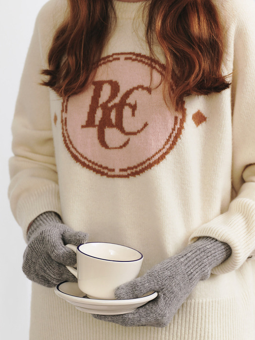 RCC Lambswool Pullover Knit [VANILLA]