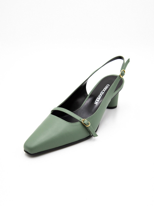 Pointed Line Slingback_CCPM53_KHAKI