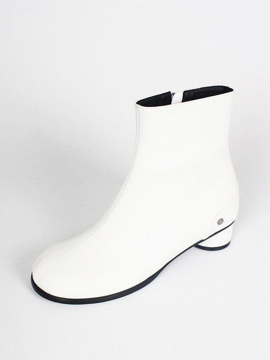 Eloel vegan ankle boots_3cm_white