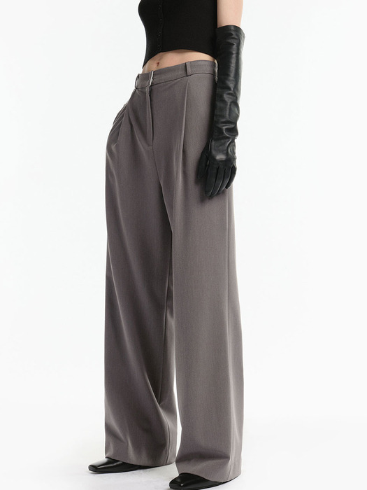 ONE TUCK TROUSERS_3colors