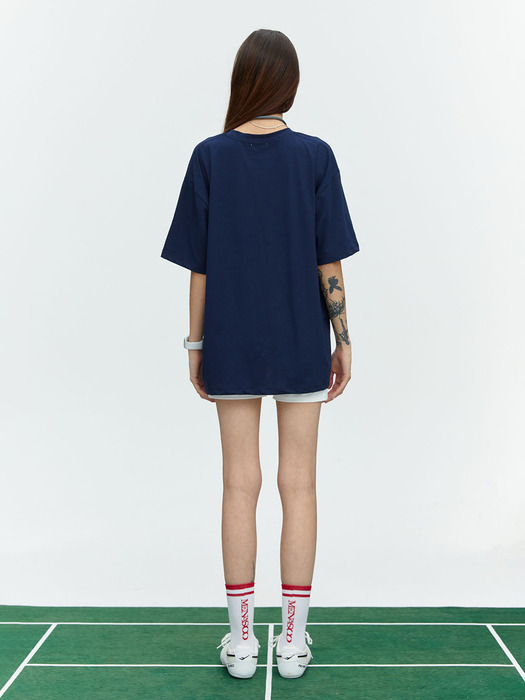 DRY AIR RUN PEOPLE OVER FIT TEE_NAVY