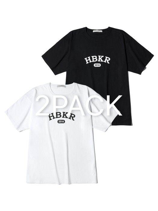 [2PACK] HBKR printing T-shirt