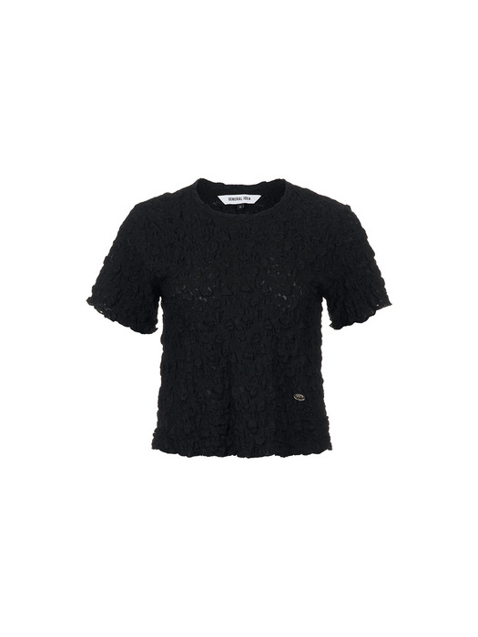 링클 베이직 반팔 티셔츠 [BLACK] / WBD2L01528