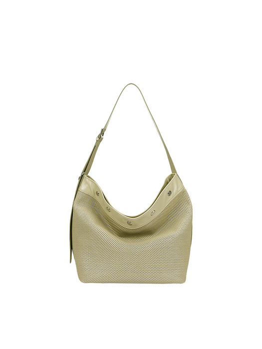 Perfec Button Up Net Hobo L (퍼펙 버튼 업 네트 호보 라지) Sage Green