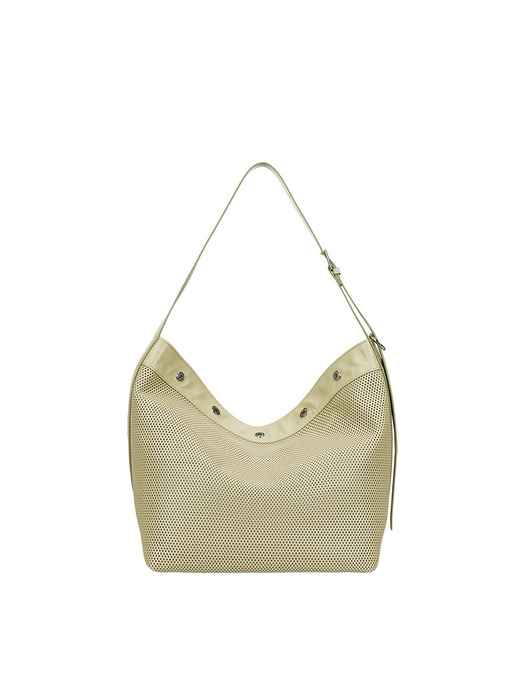 Perfec Button Up Net Hobo L (퍼펙 버튼 업 네트 호보 라지) Sage Green