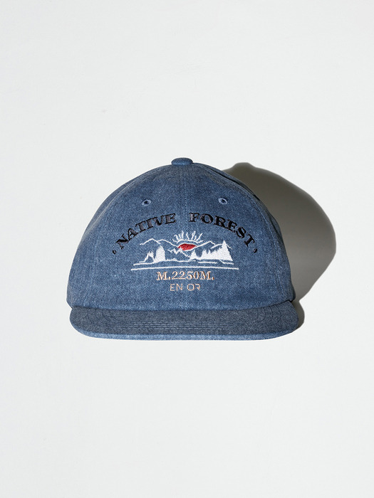 NATIVE FOREST ENOR DENIM BALL CAP - BLUE