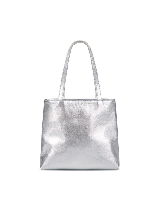 Little Leather Bag Silver - Image 1