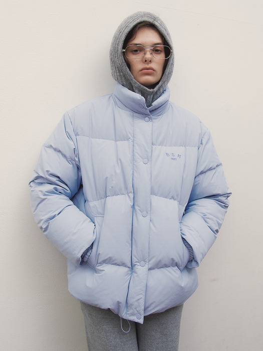 PUFFER DUCK DOWN JACKET - LAVENDER BLUE