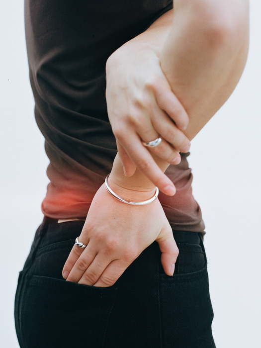 Classic Circle Bangle (silver925)