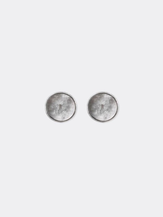 Mother-of-pearl Circle Earring