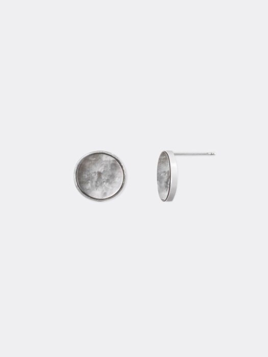 Mother-of-pearl Circle Earring