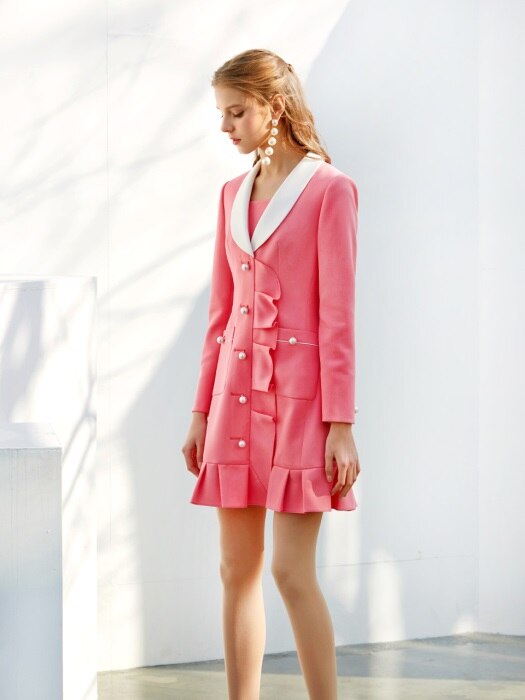 NINA / Jacket Style Mini Dress