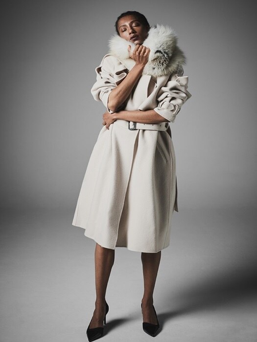 ROSE WOOL COAT(IVORY)