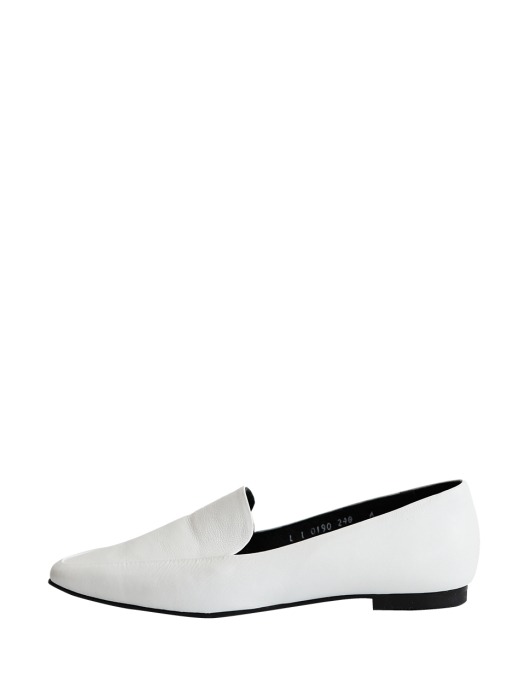 lucy loafer - white