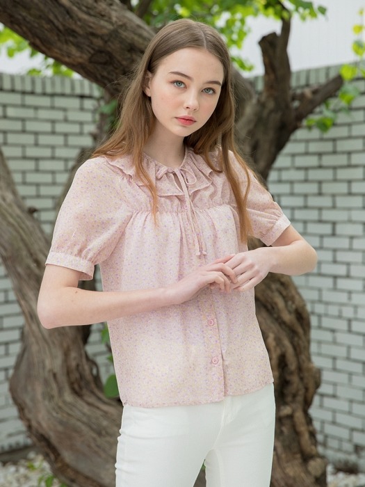 Nana Chiffon Blouse Pink