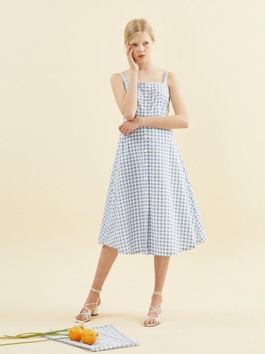 Annelle Dress_ Gingham Check