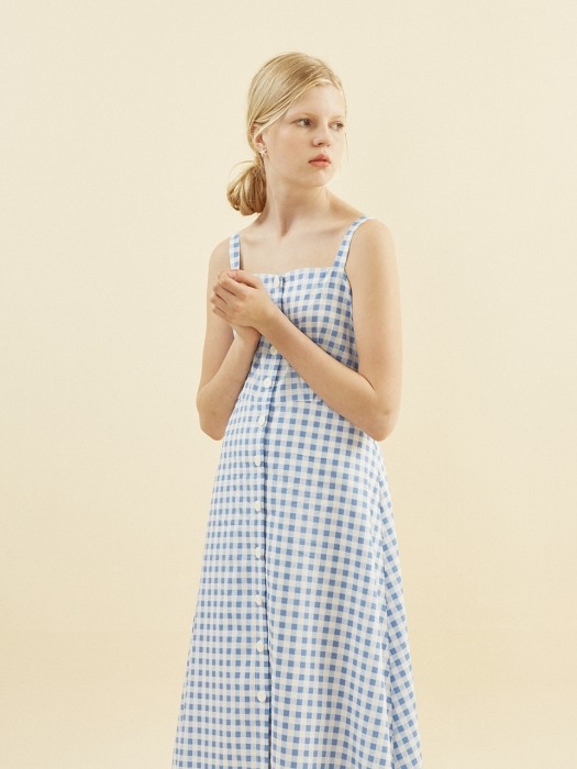 Annelle Dress_ Gingham Check