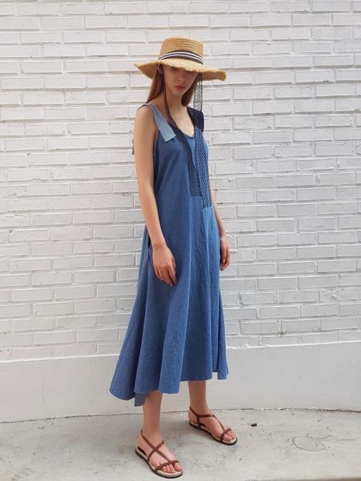 Multy styling denim dress