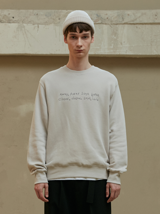 NGREY xcript SWEATSHIRT (TC1TSVF0802)