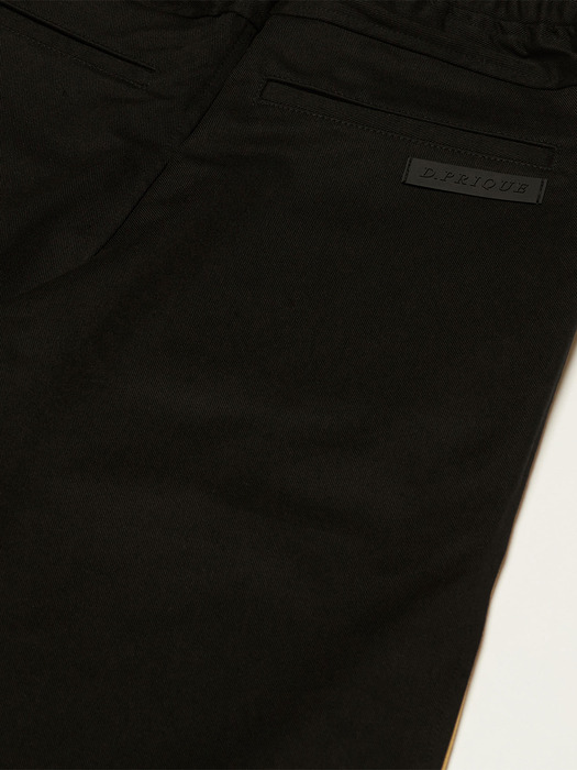Wide Pants - Beige/Black