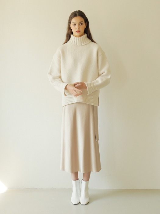  19FW CASHMERE PULLOVER / IVORY