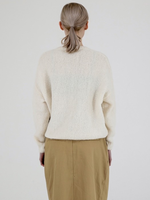 Philo Alpaca Knit. Ivory