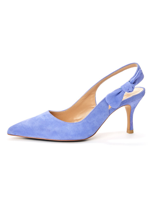 Ribbon Slingback_Purple Suede