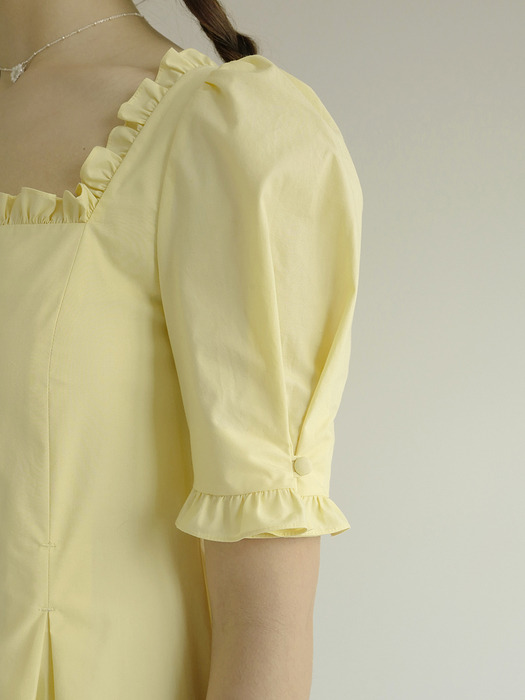 CHICHI Dress (Lemon Cream)