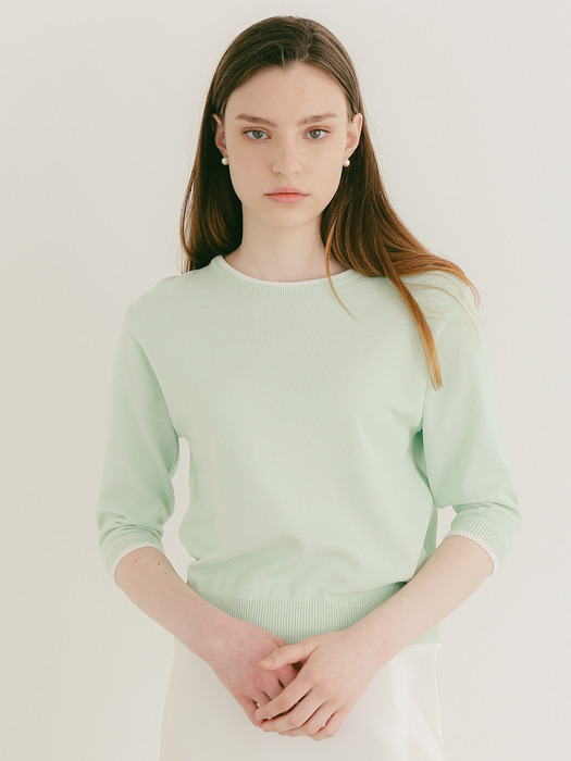 Coloration Knit Sleeve [Mint]