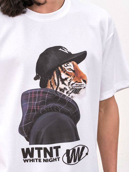 HOODI TIGER PRINT T-SHIRT