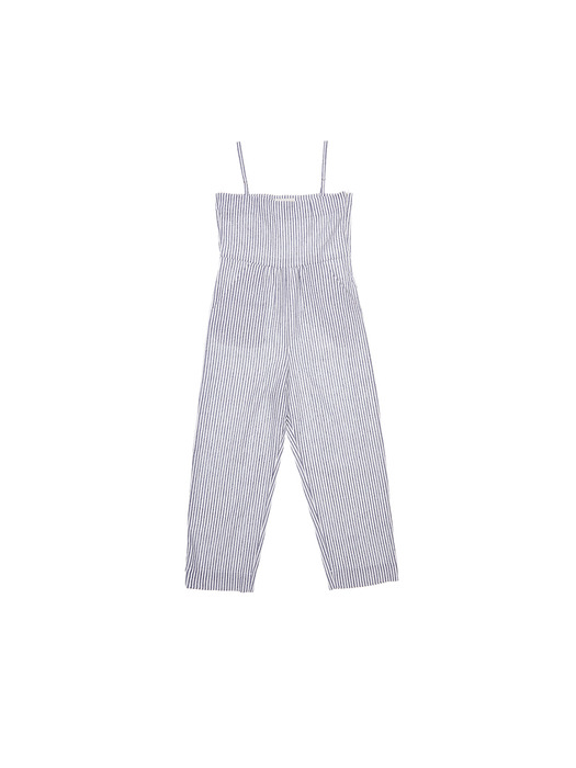 [20SS] GRIFFITH PARK camisole overall  (White and light navy stripe)