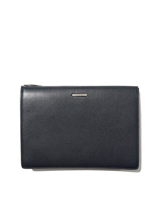 square leather clutch (M)_CABAX19252NYX