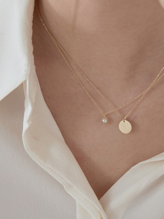 Pearl drop Necklace, Yumi
