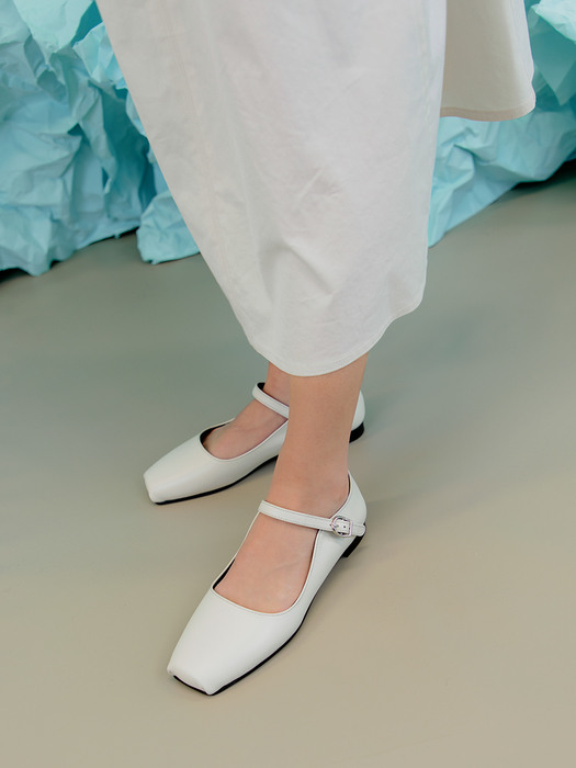  Ballet Toe Mary jane Flats | Linen