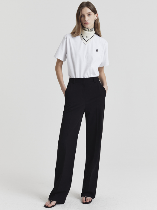 SEMI-WIDE SLACKS BLACK_UDPA1E209BK