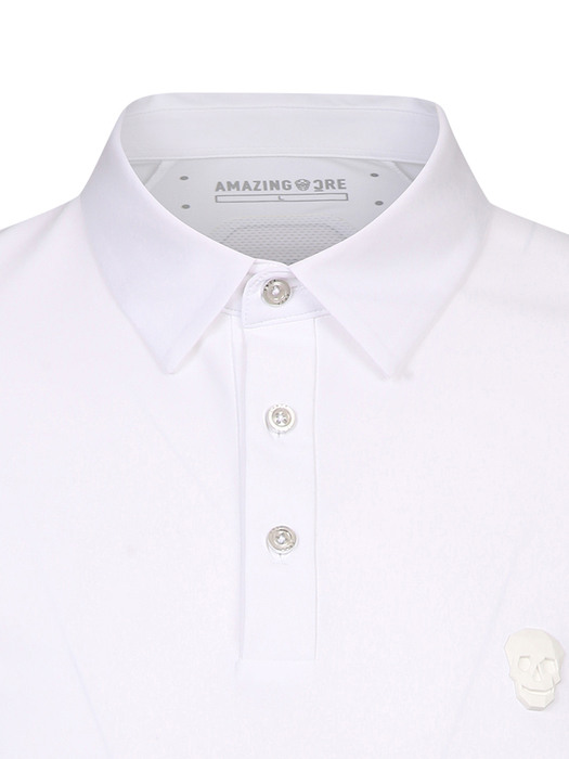 MEN ACCORDIO SWING HALF T-SHIRT WHITE