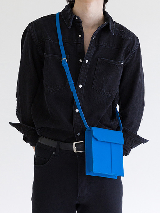 mini bag - azure blue