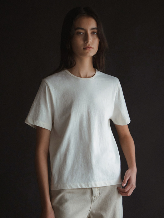 Sans basic t-shirt (Ivory)