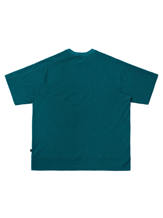 [REVERSIBLE] BACK TO THE DAY TEE BLUE GREEN